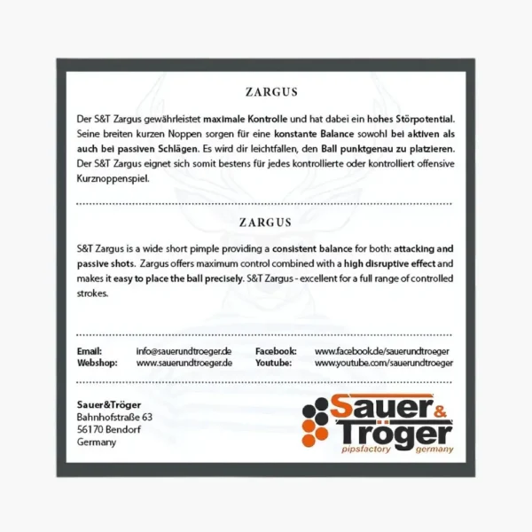 sauer-troger-zargus-short-pimple-rubber-cover-back